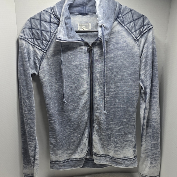 Converse Jackets & Blazers - Converse Washed Blue Jacket Vintage